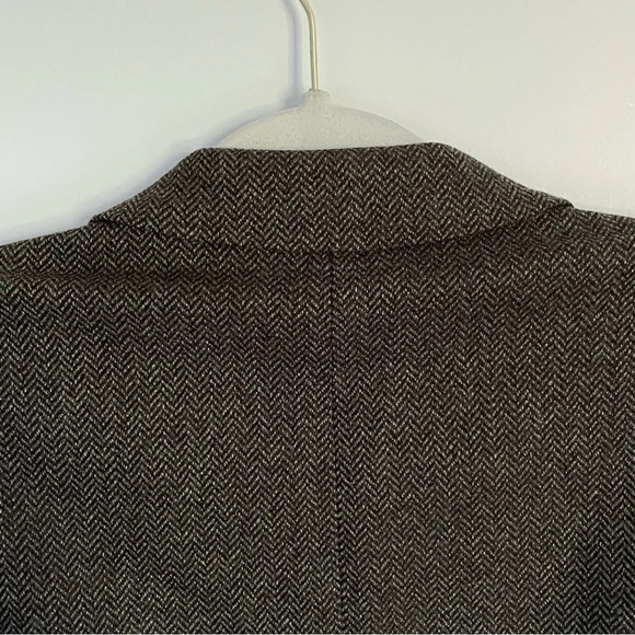 Brooks Brothers Brown 2 Button Herringbone Sport Coat Blazer Jacket nbnn - Picture 9 of 16